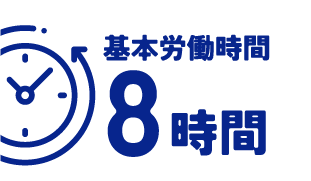基本労働時間８時間